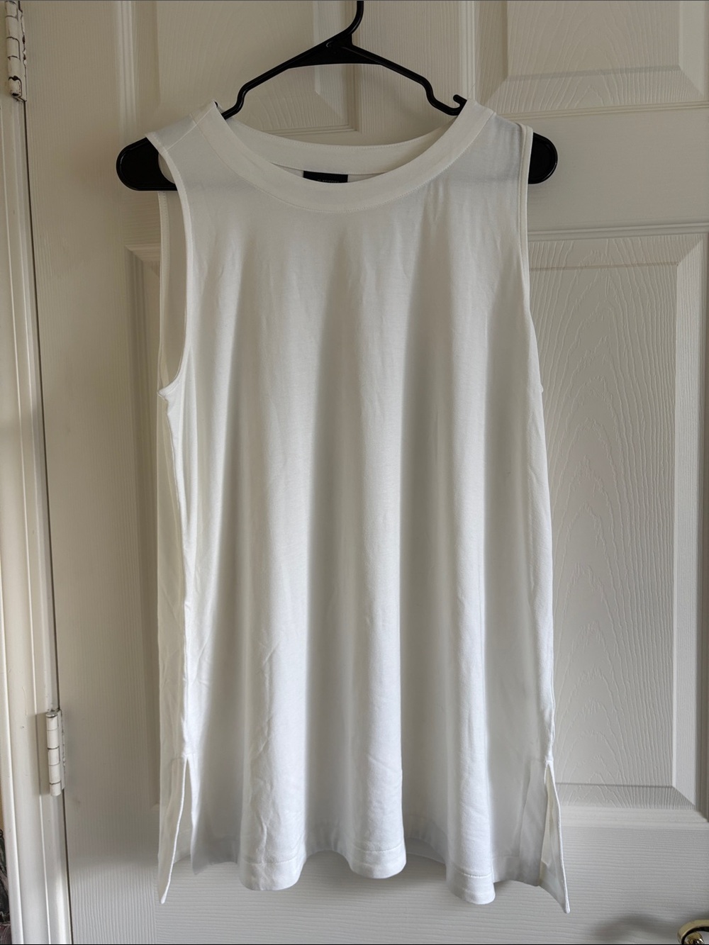 J. Jill- Wearever Collection White Sleeveless Tunic Tank